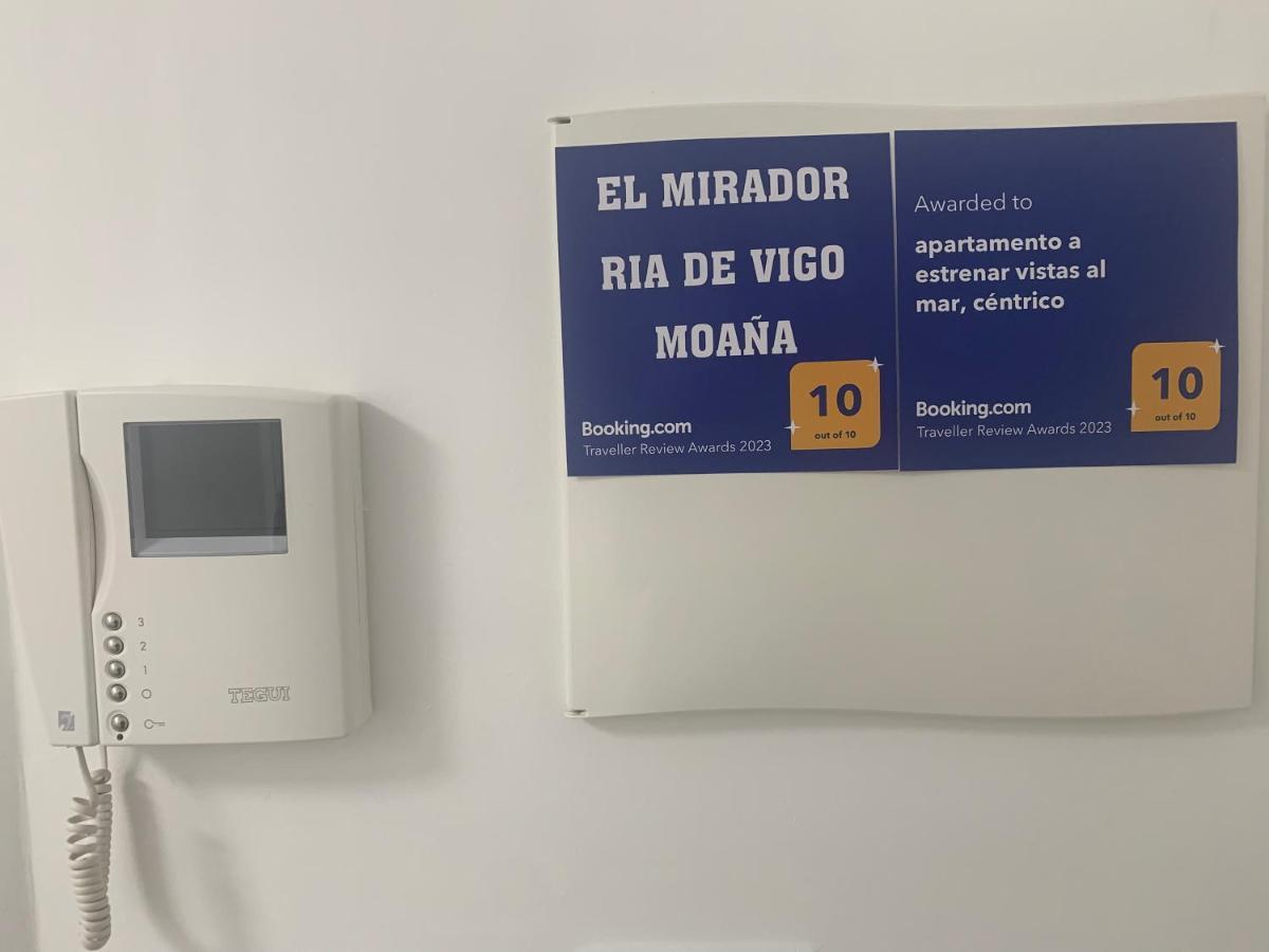 El Mirador Ria De Vigo, Apartamento Frente Al Mar, Centrico Moaña Exterior foto