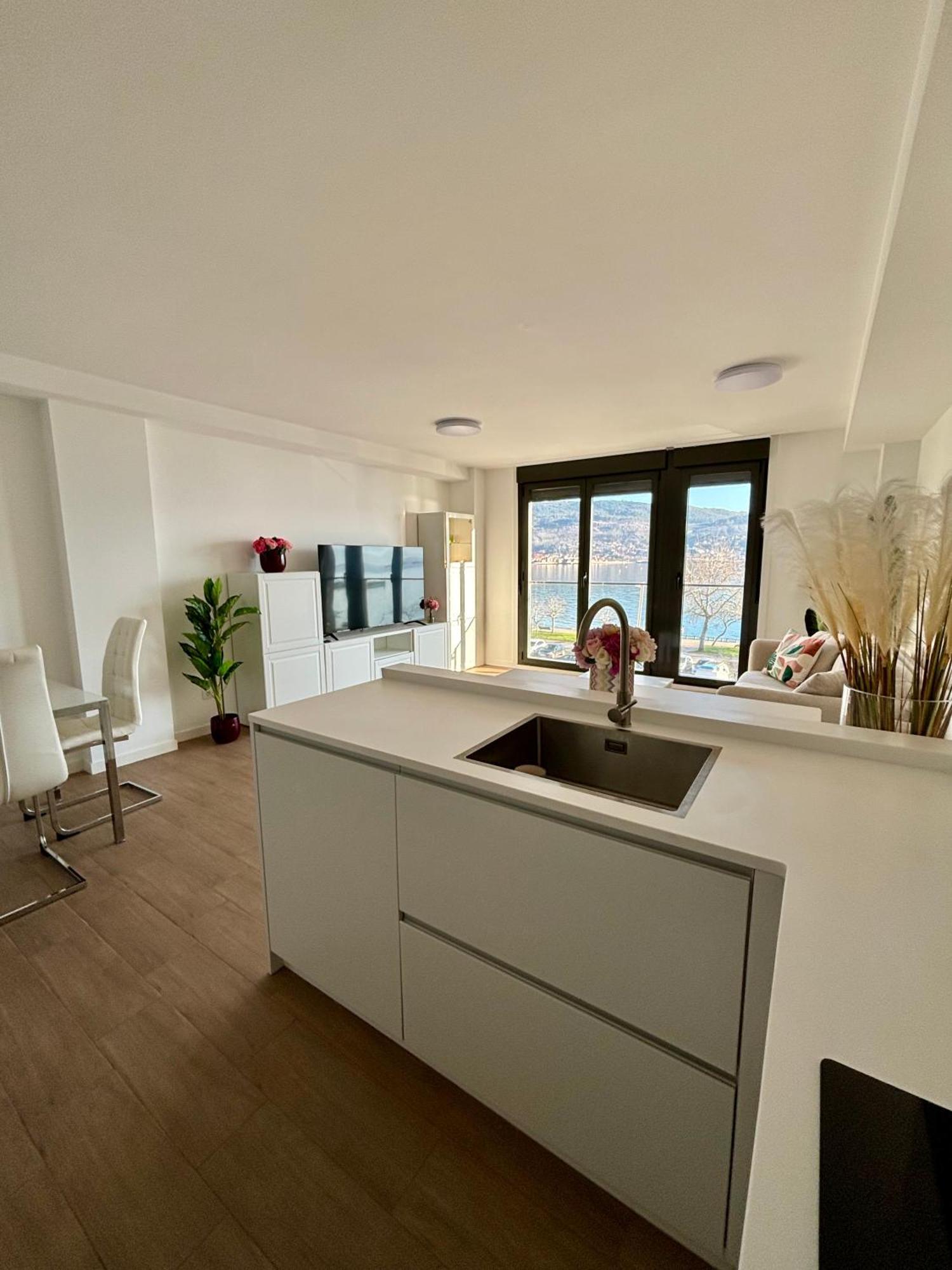 El Mirador Ria De Vigo, Apartamento Frente Al Mar, Centrico Moaña Exterior foto