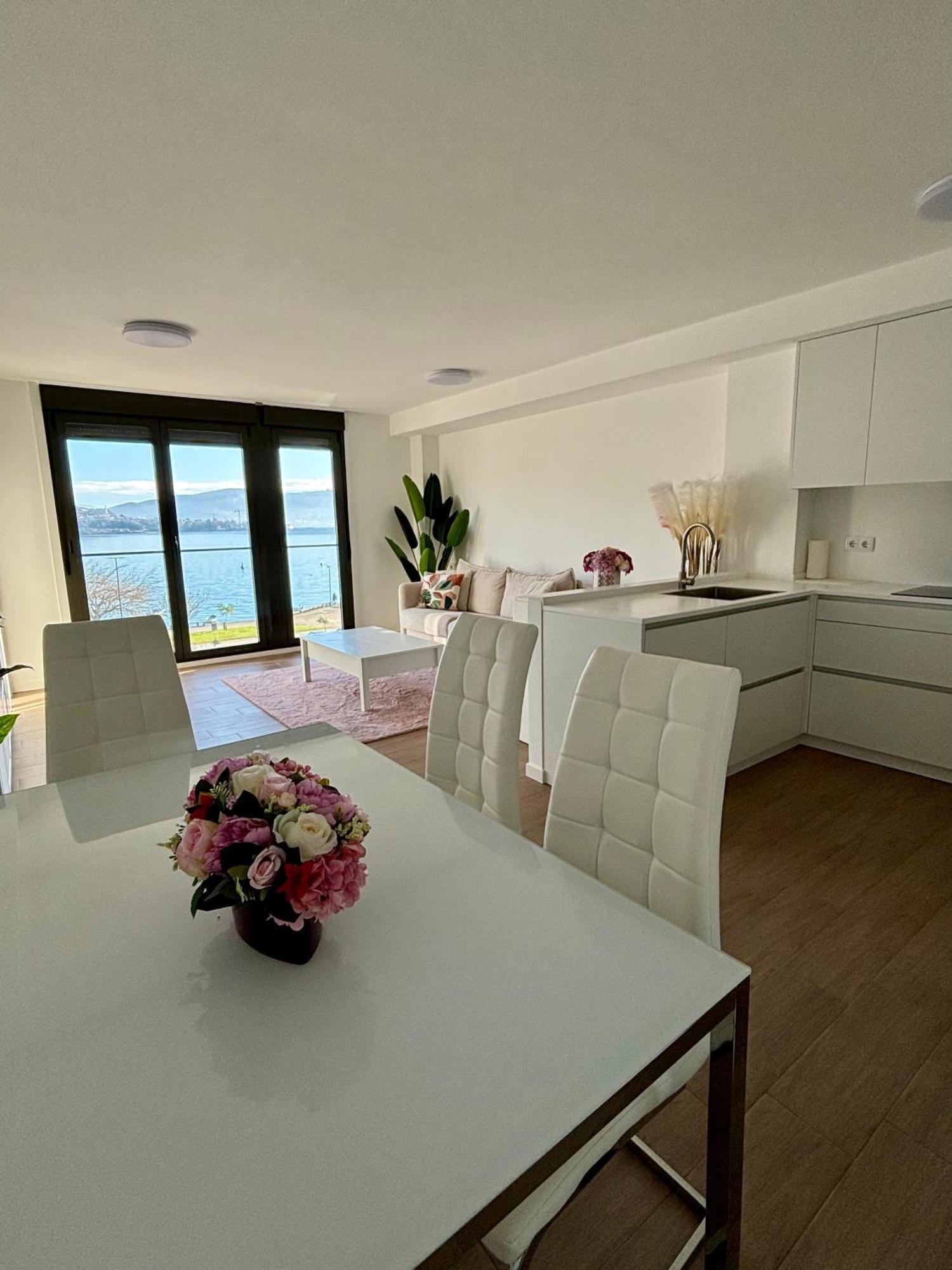 El Mirador Ria De Vigo, Apartamento Frente Al Mar, Centrico Moaña Exterior foto