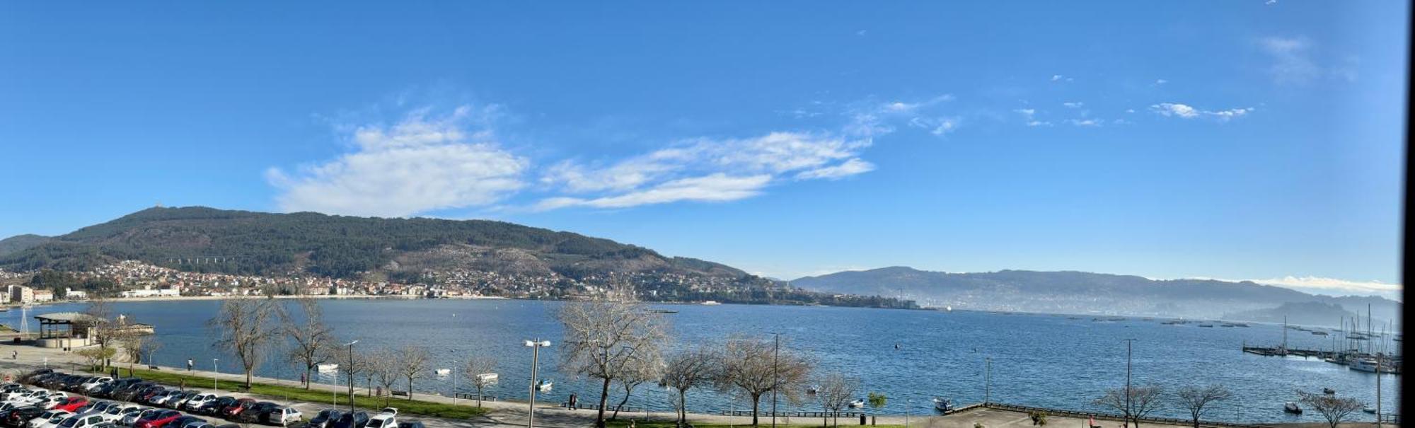El Mirador Ria De Vigo, Apartamento Frente Al Mar, Centrico Moaña Exterior foto