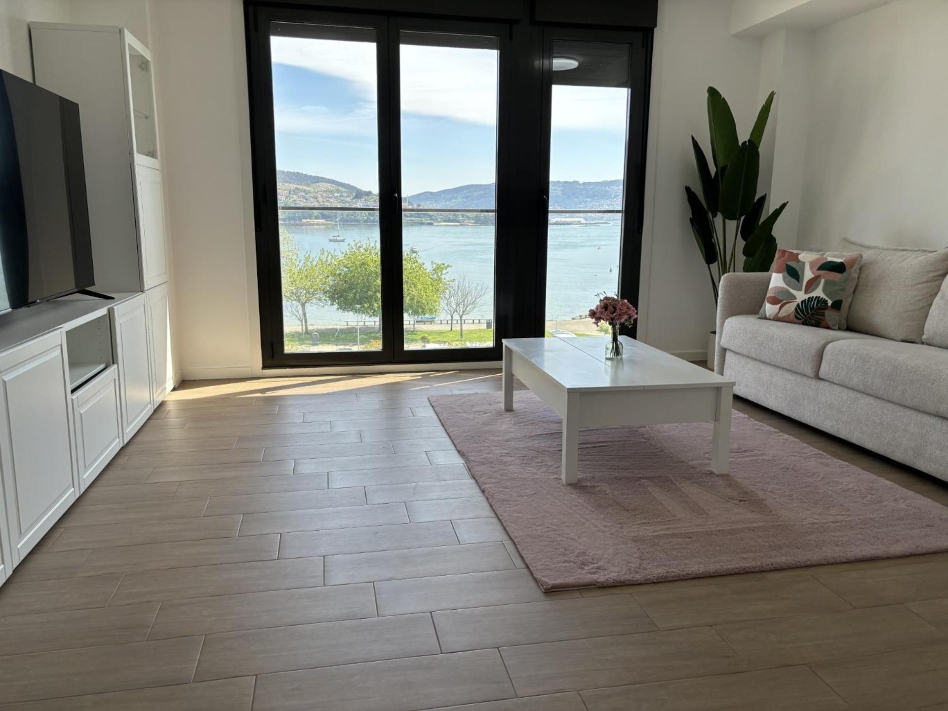 El Mirador Ria De Vigo, Apartamento Frente Al Mar, Centrico Moaña Exterior foto